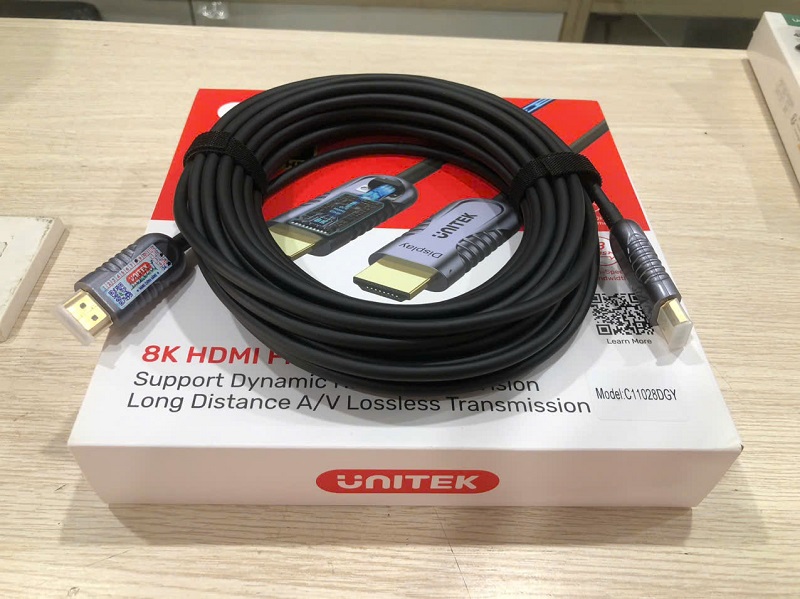 Cáp HDMI sợi quang 8K 10M UNITEK
